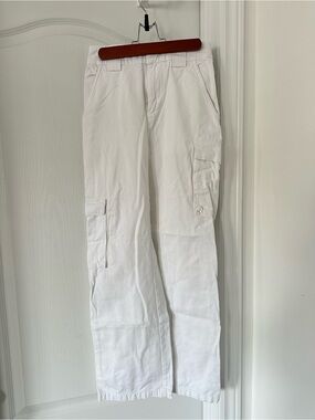 TNA White Women's Cargo Pants - Utility Straight Leg